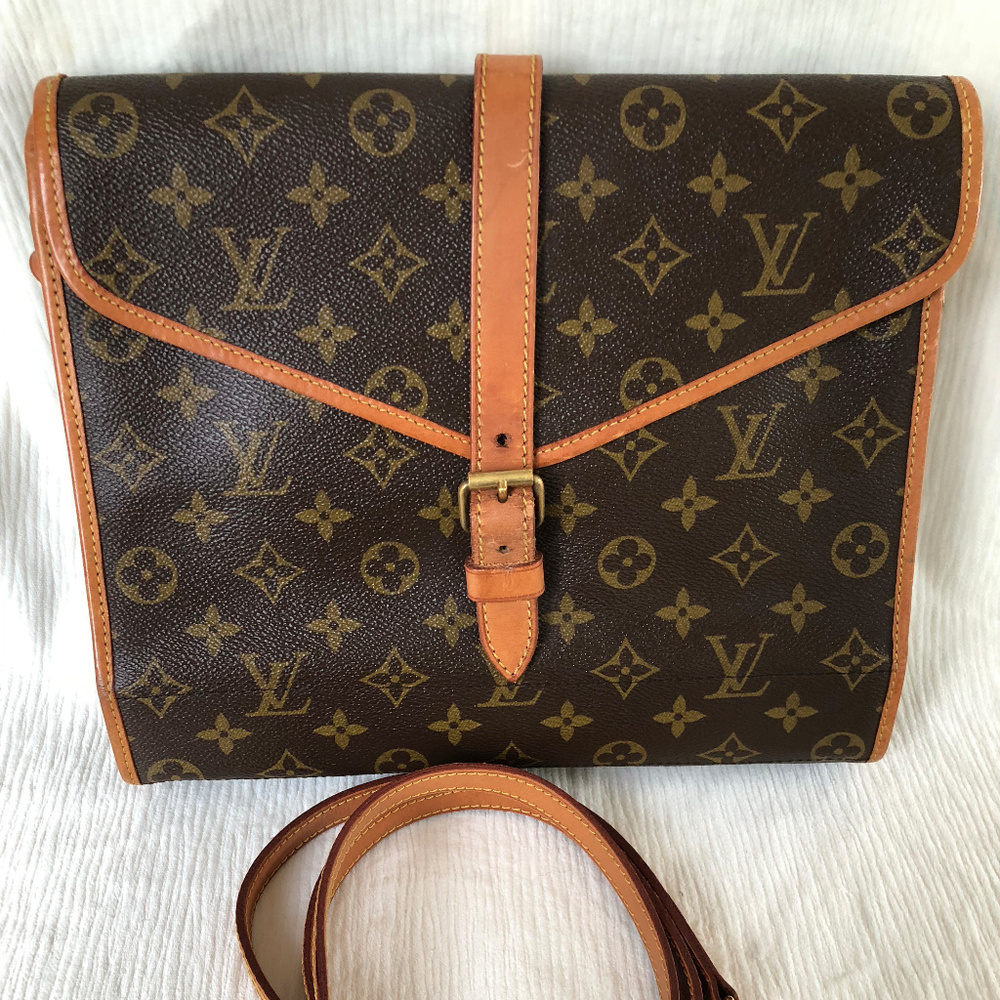 Louis Vuitton Monogram Sac Portable Serviette